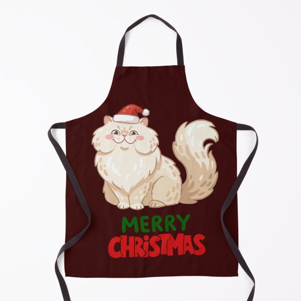 Item preview, Cute Persian Cat Merry Christmas Holiday Art designed and sold by stormk10.