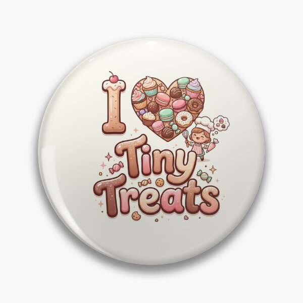 Item preview, I Love Tiny Treats Cute Pastry Baker designed and sold by Itsheartshop.