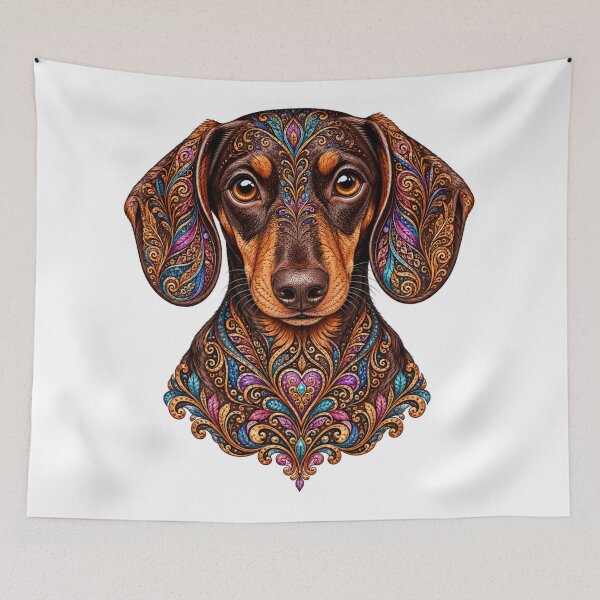 Item preview, Chocolate Dachshund designed and sold by PaintedbyCarol.