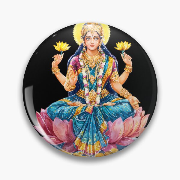 Item preview, Goddess Lakshmi Hindu Art designed and sold by Instant Printing.
