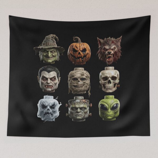 Item preview, Halloween Building scary Head Cute Costume designed and sold by Designart68.
