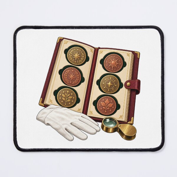 Item preview, Coin Album Collector Archival Display Art designed and sold by UrbanCanvvas.