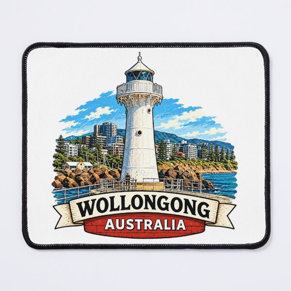 Item preview, Wollongong Australia - Travel Art designed and sold by vectcd.
