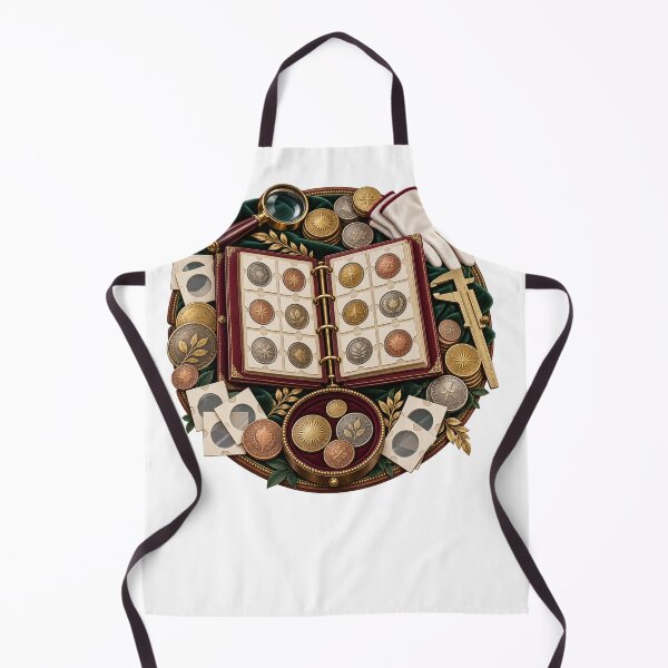 Item preview, Decorative Numismatic Coin Collection Curator designed and sold by UrbanCanvvas.