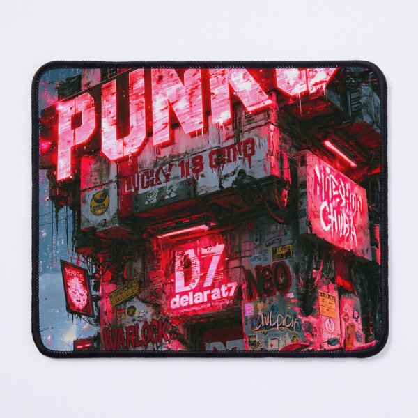 Item preview, Punks Bar "the Bomb Shelter" - Cyberpunk Sci Fi Anime art designed and sold by Delerat7.