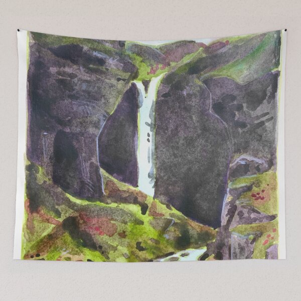 Item preview, Cliff waterfall designed and sold by lindepet.
