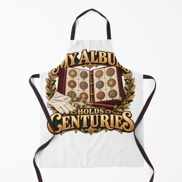 Item preview, My Album Holds Centuries Illustrated Coin Archive designed and sold by UrbanCanvvas.