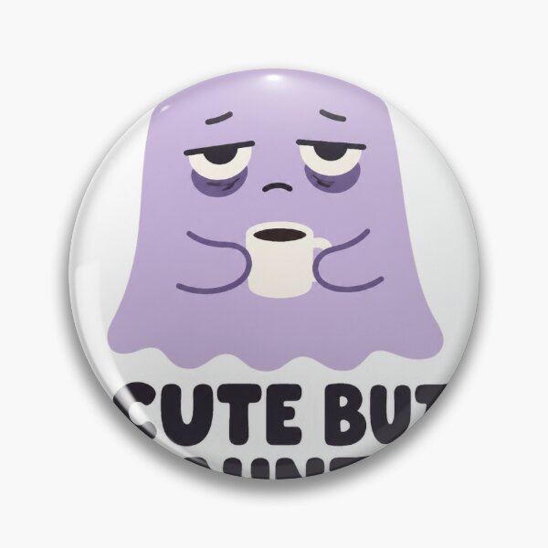 Item preview, Funny Ghost Sticker: Cute But Haunted Pastel Halloween designed and sold by ryleemaxwell.