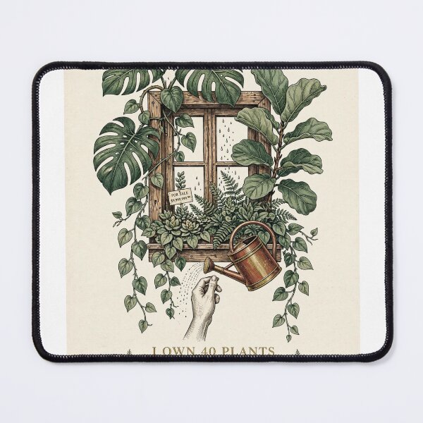 Item preview, I Own 40 Plants And Zero Houses Funny Millennial Shirt designed and sold by Hearth & Hue.