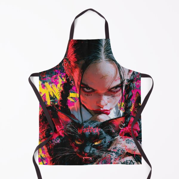 Item preview, Wednesday loves Black Cats - Fantasy Anime art  designed and sold by Delerat7.