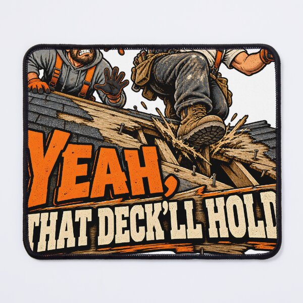 Item preview, Yeah That Deck'll Hold designed and sold by Roofers Coffee.