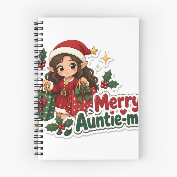 Item preview, Auntie Christmas Merry Auntie-mas Gift designed and sold by Soft Merch.