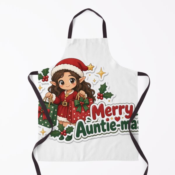 Item preview, Auntie Christmas Merry Auntie-mas Gift designed and sold by Soft Merch.