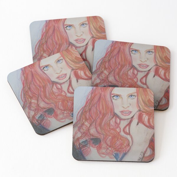 Item preview, Auburn Portrait designed and sold by Tender-Lines.