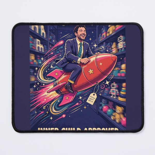 Item preview, Inner Child Approved This Purchase Funny Toy Rocket Shirt designed and sold by Hearth & Hue.