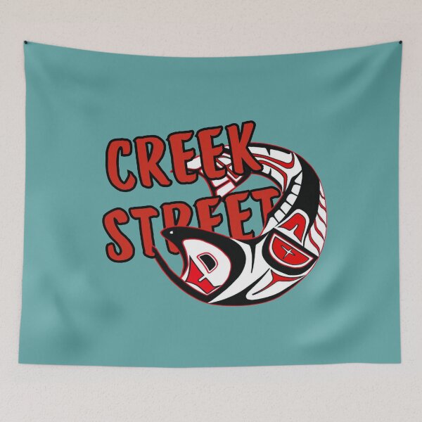 Item preview, Creek Street Salmon of Ketchikan Alaska designed and sold by YonderAndBeyond.