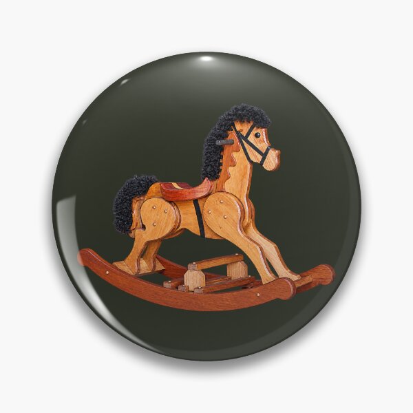 Item preview, Vintage Wooden Rocking Horse designed and sold by Susan Savad.
