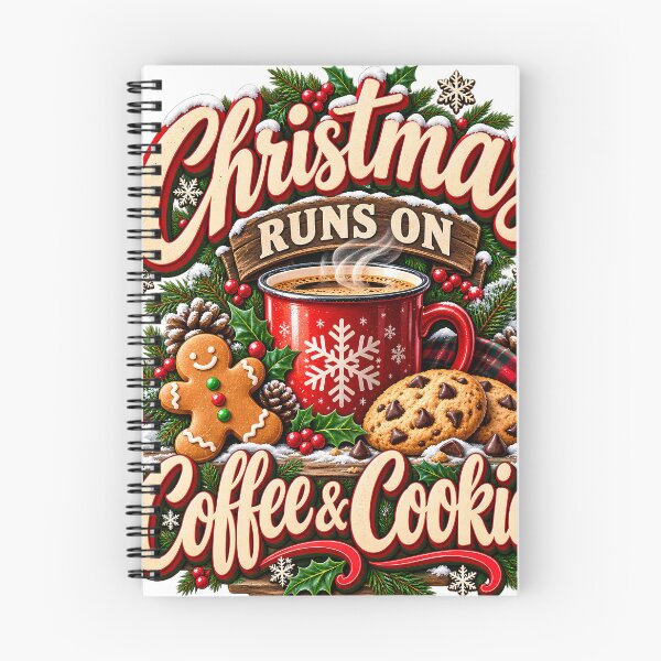 Item preview, Christmas Runs On Coffee And Cookies Coffee Lover Christmas designed and sold by 198tees.