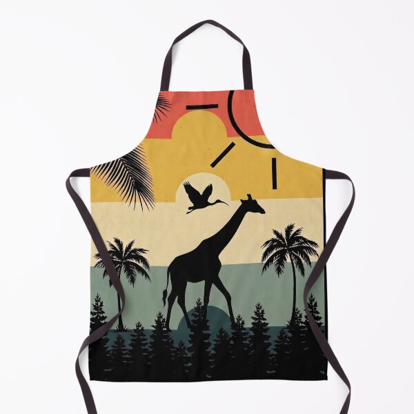 Item preview, Vintage Retro Giraffe Sunset designed and sold by ShabanMerch⭐⭐⭐.