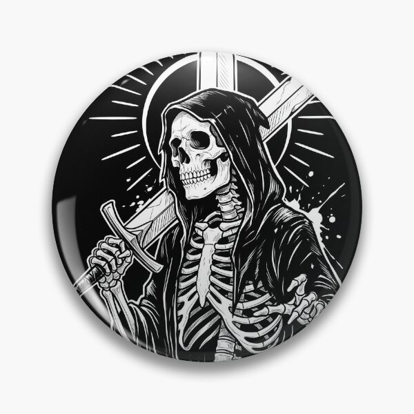 Item preview, Hooded Skeleton Carries a Massive Sword Across Its Shoulder designed and sold by MisteryDesigner.