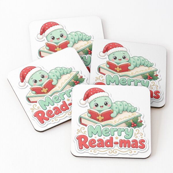Item preview, Bookworm Christmas Merry Read-mas Gift designed and sold by Soft Merch.