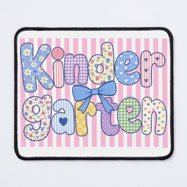 Item preview, Kindergarten Girl Patchwork – Cute Colorful First Day of School Design designed and sold by PalleteCreation.
