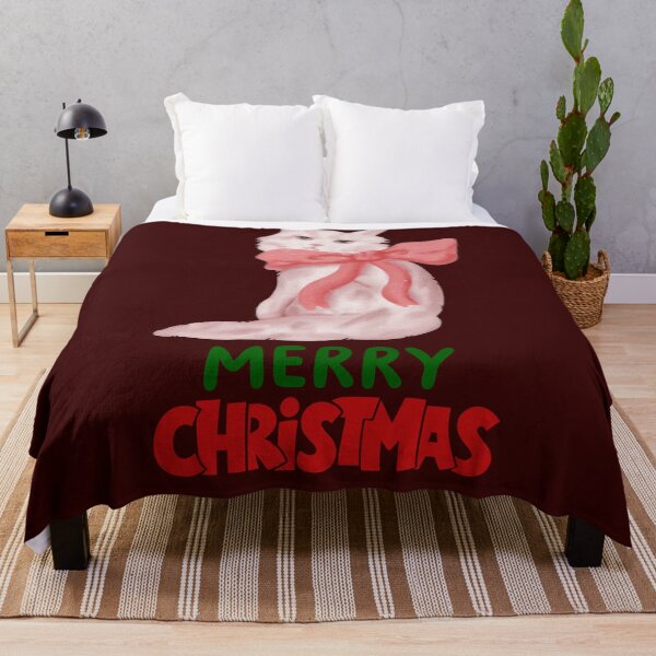 Item preview, Cute Persian Cat Merry Christmas Holiday Art designed and sold by stormk10.