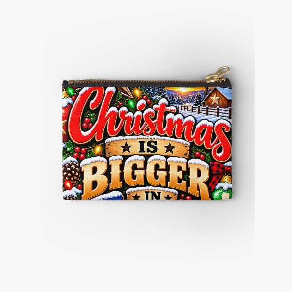 Item preview, Christmas Is Bigger In Texas Lone Star Ranch Christmas designed and sold by 198tees.