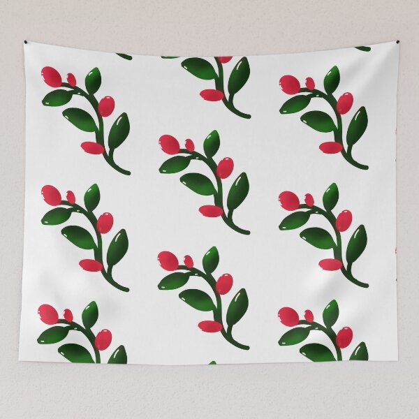 Item preview, Mistletoe Christmas Berries Botanical Holiday designed and sold by HopeAndHustle.