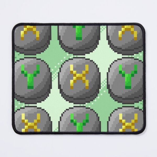 Item preview, X & Y buttons pixelart pattern(version with background colour) designed and sold by CyberphnxArtz.