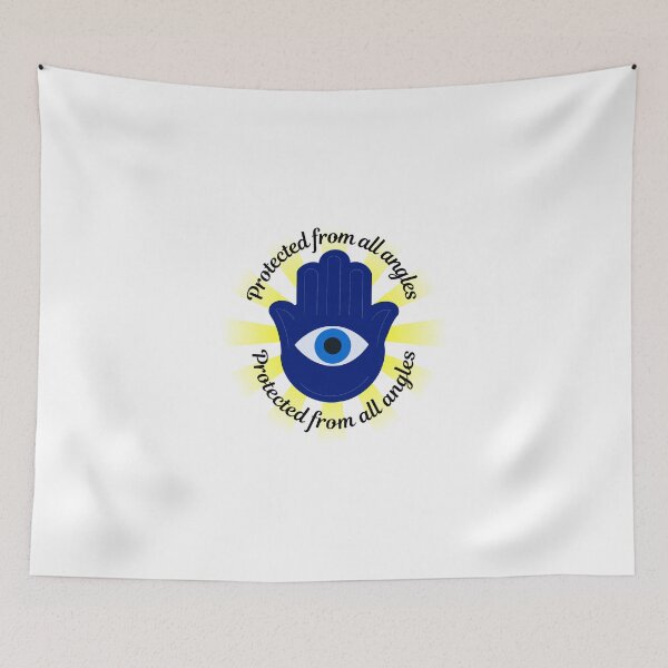 Item preview, Blue Hamsa Hand Evil Eye | Protection & Spiritual Symbol Design designed and sold by Palette _Vibes.