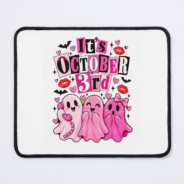 Item preview, Cute October 3rd Pink Ghosts designed and sold by ROUX-ART.