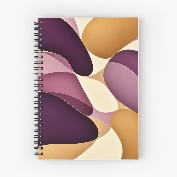 Item preview, Mauve Plum Abstract Organic Geometric Pattern – Luxury Home Decor designed and sold by Swanny's Custom T-shirt and Gift Designs.