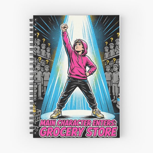 Item preview, Main Character Enters Grocery Store Funny Gen Z Shirt designed and sold by Hearth & Hue.