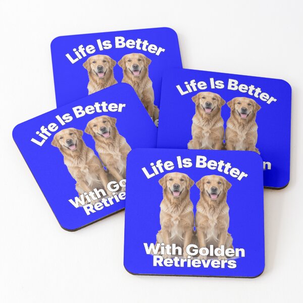 Item preview, Dog Pet Owner Design Life Is Better With Golden Retrievers designed and sold by fantasticdesign.