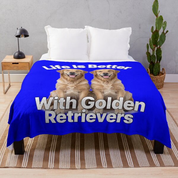 Item preview, Dog Pet Owner Design Life Is Better With Golden Retrievers designed and sold by fantasticdesign.