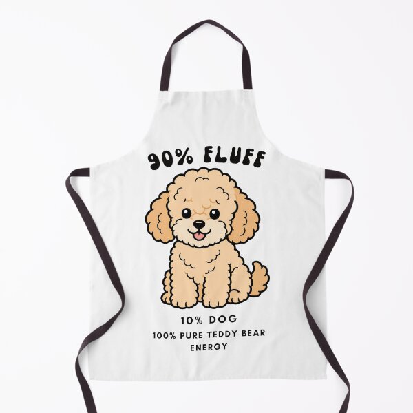 Item preview, Maltipoo Doodle 90 Percent Fluff Cute Teddy Bear Dog Retro Art designed and sold by wildsilencee.