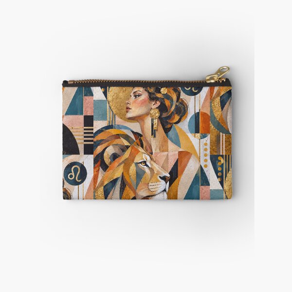 Item preview, Leo Zodiac Lion Painting – Astrology & Celestial Art designed and sold by GalleryKauffeld.