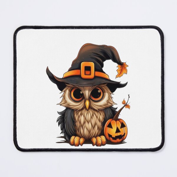 Item preview, Cute Halloween Owl Witch Hat Pumpkin Spooky Autumn Fall Design designed and sold by anemiche.