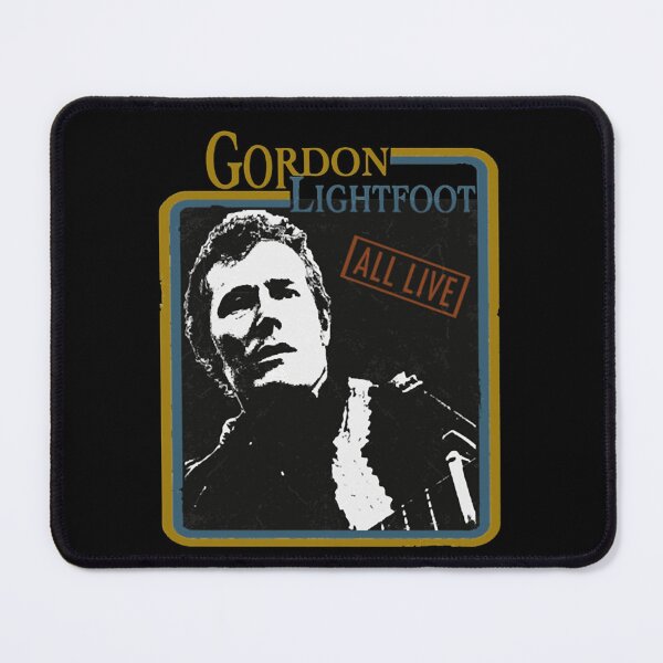 Item preview, Gordon Lightfoot All Live Vintage Album Portrait designed and sold by kurisawaart.