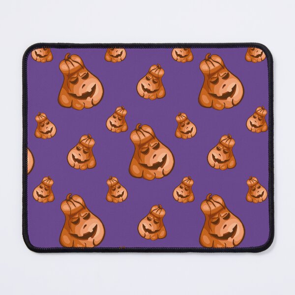 Item preview, Spooky Halloween Pumpkin Pattern — Purple Jack O Lantern Seamless Print designed and sold by LYAN-STORE.