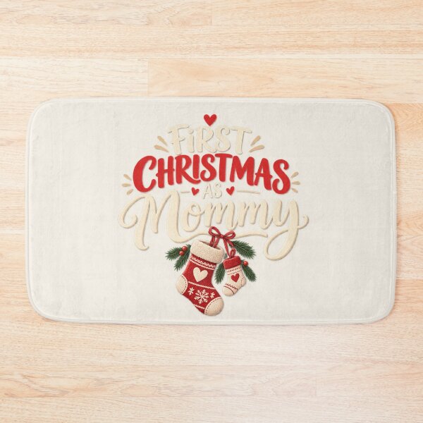 Item preview, First Christmas as Mommy New Mom Holiday Gift designed and sold by Corvoria.