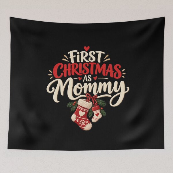 Item preview, First Christmas as Mommy New Mom Holiday Gift designed and sold by Corvoria.