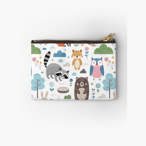 Item preview, Cute Woodland Animals Kids Pattern Fox Bear Owl designed and sold by Mindful Wall Art Studio.