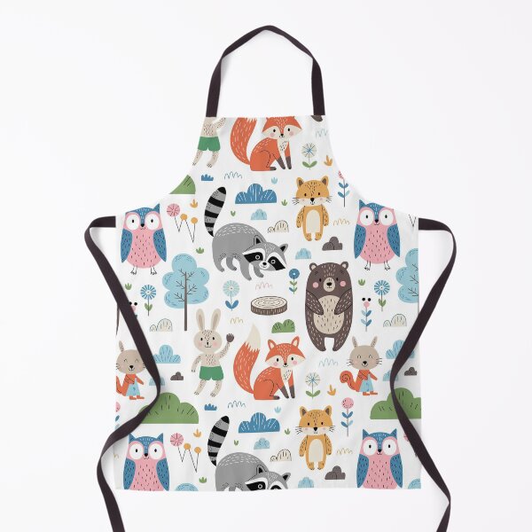 Item preview, Cute Woodland Animals Kids Pattern Fox Bear Owl designed and sold by Mindful Wall Art Studio.
