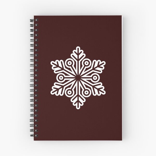 Item preview, Minimalist Winter Snowflake Dark Maroon Seamless Pattern Art designed and sold by ​Jyoti Digital Artist.