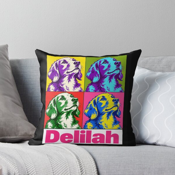 Item preview, Delilah Dog Pop Art Portrait designed and sold by ROUX-ART.