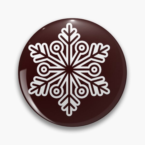 Item preview, Minimalist Winter Snowflake Dark Maroon Seamless Pattern Art designed and sold by ​Jyoti Digital Artist.