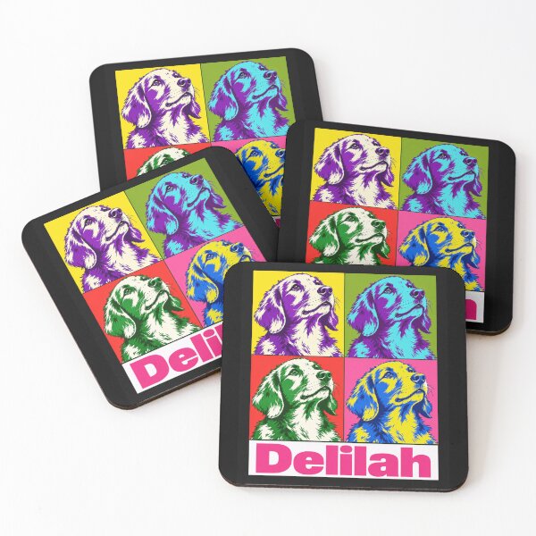 Item preview, Delilah Dog Pop Art Portrait designed and sold by ROUX-ART.