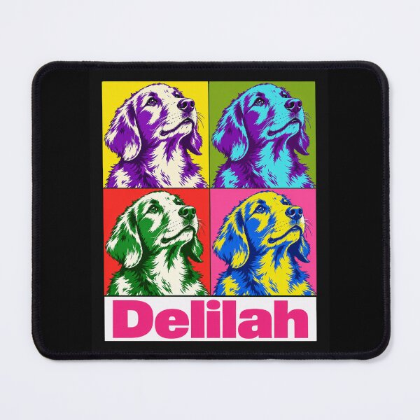 Item preview, Delilah Dog Pop Art Portrait designed and sold by ROUX-ART.